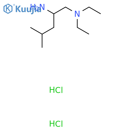 N1,N1-Diethyl-4-methylpentane-1,2-diamine dihydrochloride structure