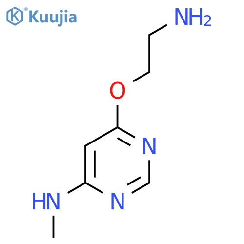6-(2-Aminoethoxy)-N-methylpyrimidin-4-amine structure