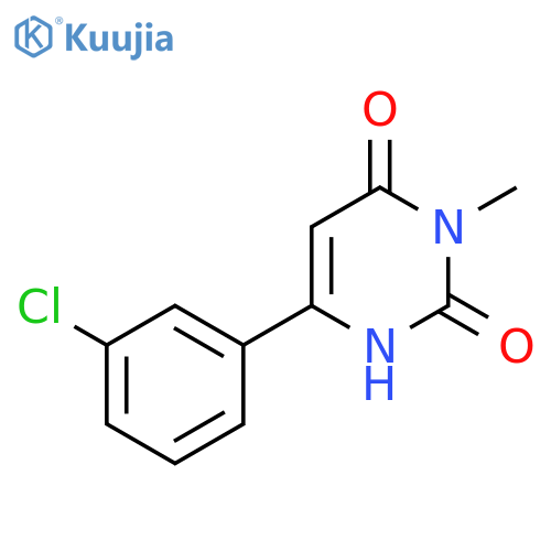 6-(3-Chlorophenyl)-3-methyl-1,2,3,4-tetrahydropyrimidine-2,4-dione structure