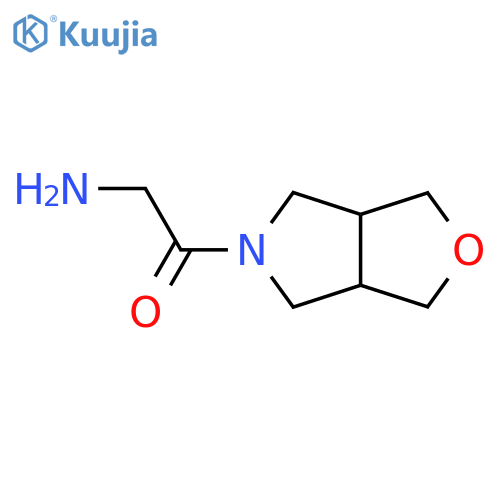 2-Amino-1-(tetrahydro-1H-furo[3,4-c]pyrrol-5(3H)-yl)ethan-1-one structure