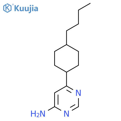 6-(4-Butylcyclohexyl)pyrimidin-4-amine structure