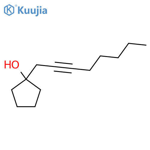 1-(Oct-2-yn-1-yl)cyclopentan-1-ol structure