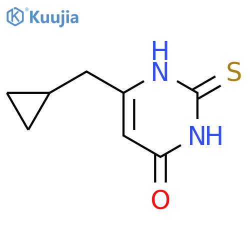 6-(cyclopropylmethyl)-2-thioxo-2,3-dihydropyrimidin-4(1H)-one structure