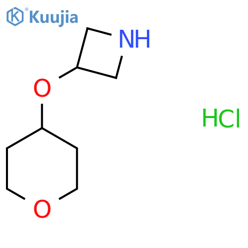 3-((Tetrahydro-2H-pyran-4-yl)oxy)azetidine hydrochloride structure