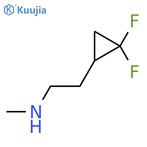 [2-(2,2-difluorocyclopropyl)ethyl](methyl)amine structure