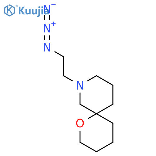 8-(2-Azidoethyl)-1-oxa-8-azaspiro[5.5]undecane structure
