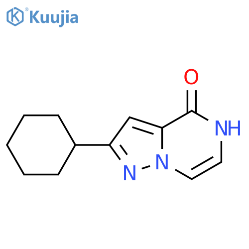 2-Cyclohexylpyrazolo[1,5-a]pyrazin-4-ol structure