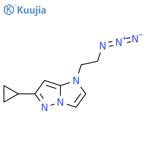 1-(2-Azidoethyl)-6-cyclopropyl-1H-imidazo[1,2-b]pyrazole structure