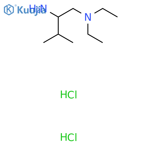 N1,N1-Diethyl-3-methylbutane-1,2-diamine dihydrochloride structure