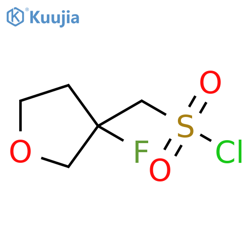 (3-fluorooxolan-3-yl)methanesulfonyl chloride structure
