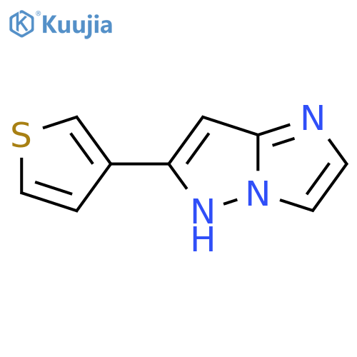 6-(Thiophen-3-yl)-1H-imidazo[1,2-b]pyrazole structure