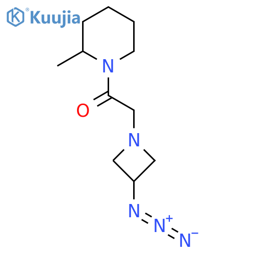 2-(3-Azidoazetidin-1-yl)-1-(2-methylpiperidin-1-yl)ethan-1-one structure