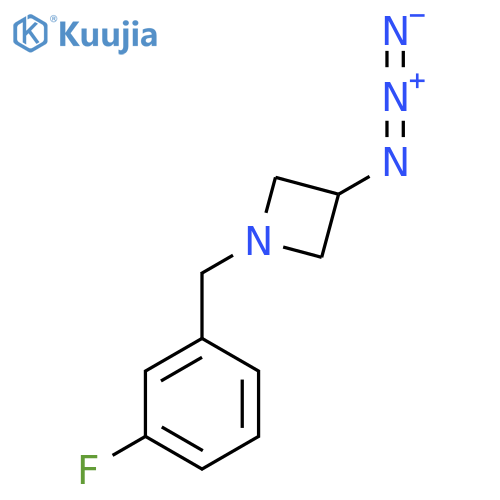 3-Azido-1-(3-fluorobenzyl)azetidine structure