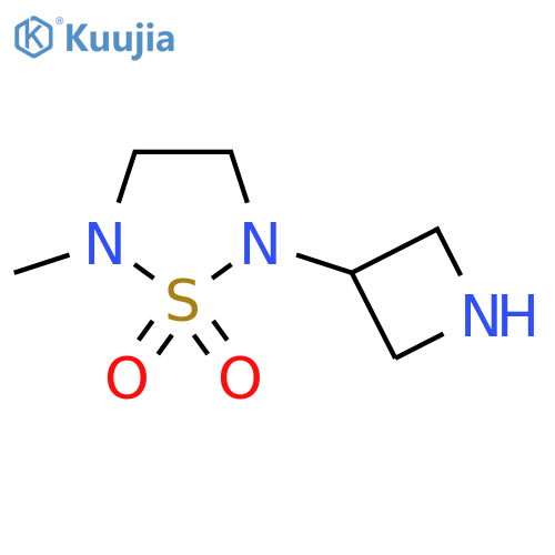 2-(Azetidin-3-yl)-5-methyl-1,2,5-thiadiazolidine 1,1-dioxide structure