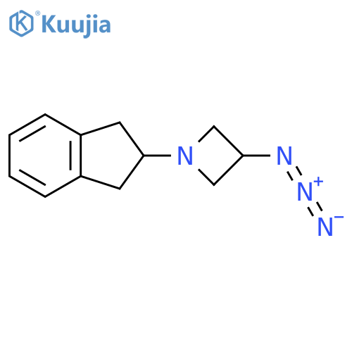 3-Azido-1-(2,3-dihydro-1H-inden-2-yl)azetidine structure