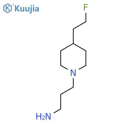 3-(4-(2-Fluoroethyl)piperidin-1-yl)propan-1-amine structure