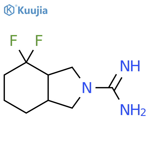 4,4-difluorooctahydro-2H-isoindole-2-carboximidamide structure