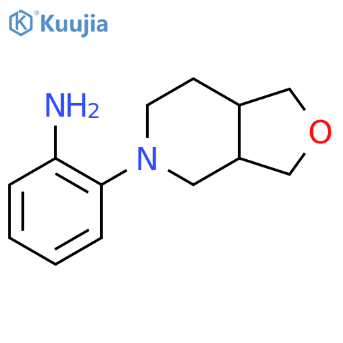 2-(hexahydrofuro[3,4-c]pyridin-5(3H)-yl)aniline structure