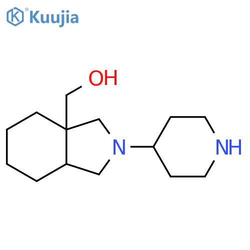 (2-(Piperidin-4-yl)octahydro-3aH-isoindol-3a-yl)methanol structure