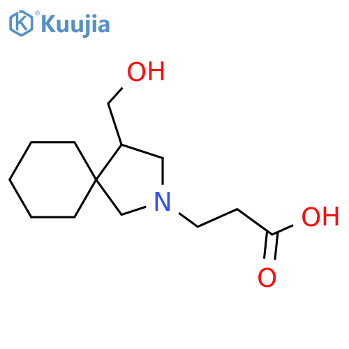 3-(4-(Hydroxymethyl)-2-azaspiro[4.5]decan-2-yl)propanoic acid structure