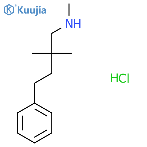 (2,2-Dimethyl-4-phenylbutyl)(methyl)amine hydrochloride structure