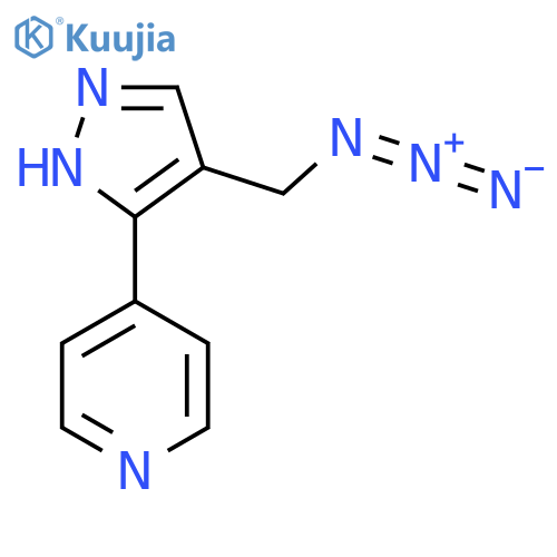 4-(4-(Azidomethyl)-1H-pyrazol-3-yl)pyridine structure