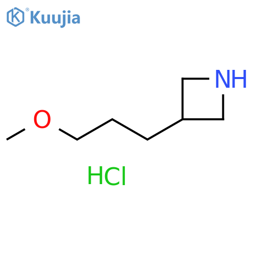 3-(3-methoxypropyl)azetidine hydrochloride structure