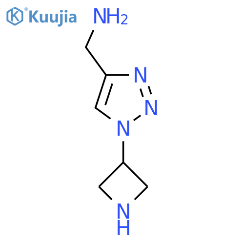 (1-(Azetidin-3-yl)-1H-1,2,3-triazol-4-yl)methanamine structure