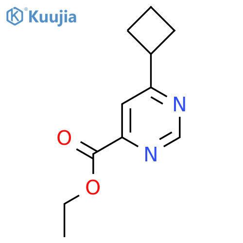 Ethyl 6-cyclobutylpyrimidine-4-carboxylate structure