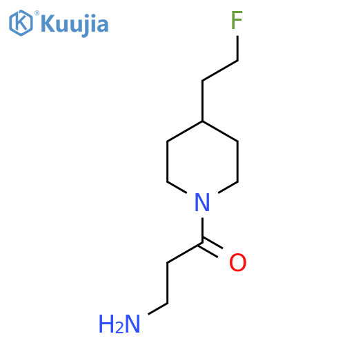 3-Amino-1-(4-(2-fluoroethyl)piperidin-1-yl)propan-1-one structure