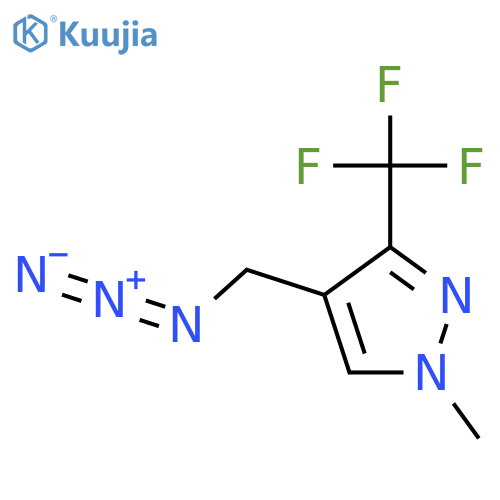 4-(Azidomethyl)-1-methyl-3-(trifluoromethyl)-1H-pyrazole structure