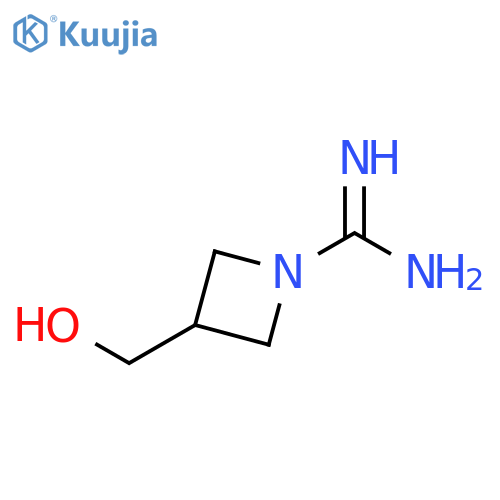3-(hydroxymethyl)azetidine-1-carboximidamide structure