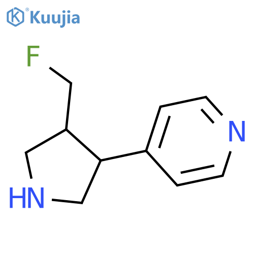 4-(4-(Fluoromethyl)pyrrolidin-3-yl)pyridine structure