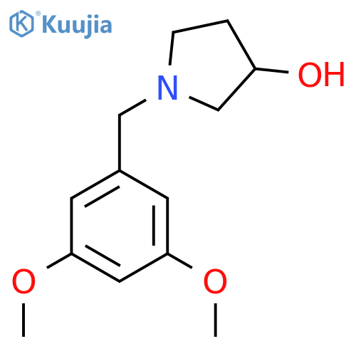 1-(3,5-Dimethoxybenzyl)pyrrolidin-3-ol structure