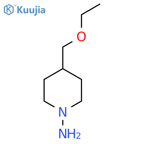 4-(Ethoxymethyl)piperidin-1-amine structure
