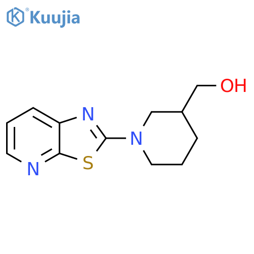 (1-(Thiazolo[5,4-b]pyridin-2-yl)piperidin-3-yl)methanol structure