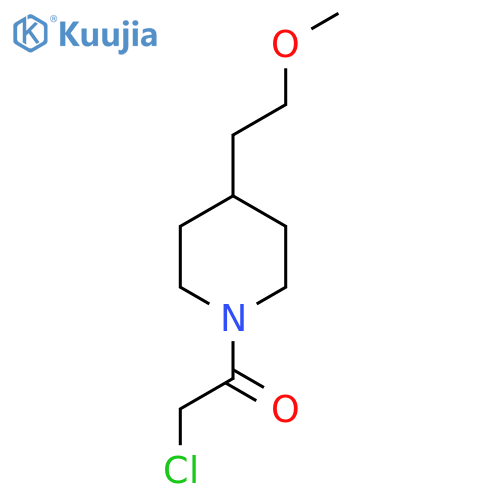 2-Chloro-1-(4-(2-methoxyethyl)piperidin-1-yl)ethan-1-one structure