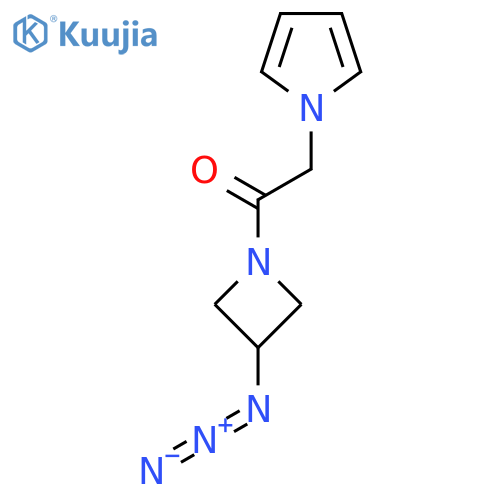 1-(3-Azidoazetidin-1-yl)-2-(1H-pyrrol-1-yl)ethan-1-one structure