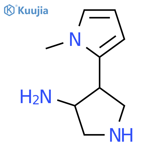 4-(1-methyl-1H-pyrrol-2-yl)pyrrolidin-3-amine structure