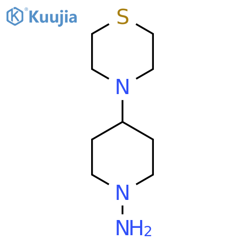 4-Thiomorpholinopiperidin-1-amine structure