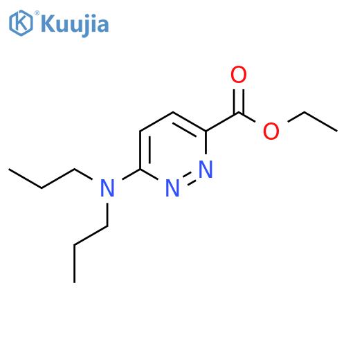 Ethyl 6-(dipropylamino)pyridazine-3-carboxylate structure