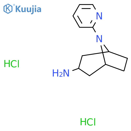 8-(Pyridin-2-yl)-8-azabicyclo[3.2.1]octan-3-amine dihydrochloride structure
