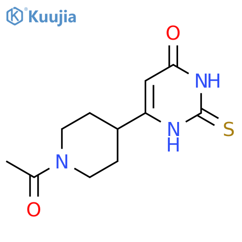 6-(1-Acetylpiperidin-4-yl)-2-thioxo-2,3-dihydropyrimidin-4(1H)-one structure