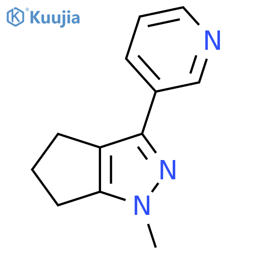 1-Methyl-3-(pyridin-3-yl)-1,4,5,6-tetrahydrocyclopenta[c]pyrazole structure