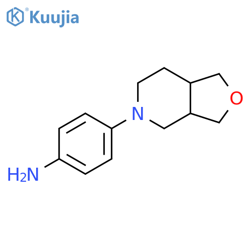 4-(hexahydrofuro[3,4-c]pyridin-5(3H)-yl)aniline structure