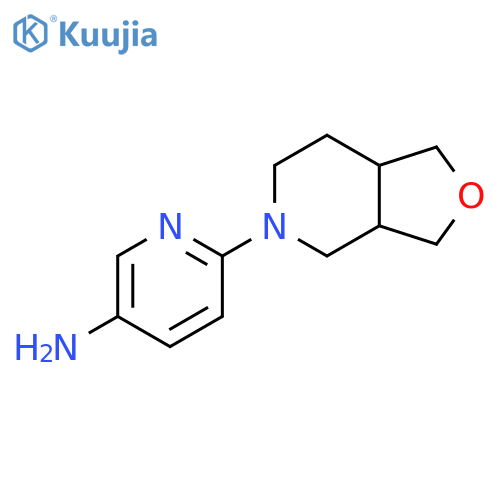 6-(hexahydrofuro[3,4-c]pyridin-5(3H)-yl)pyridin-3-amine structure