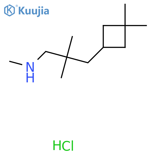[3-(3,3-Dimethylcyclobutyl)-2,2-dimethylpropyl](methyl)amine hydrochloride structure