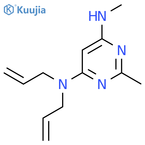 N4,N4-Diallyl-N6,2-dimethylpyrimidine-4,6-diamine structure