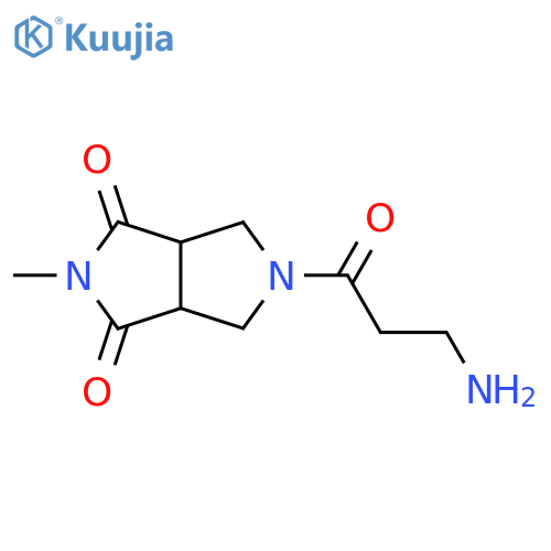 5-(3-Aminopropanoyl)-2-methyltetrahydropyrrolo[3,4-c]pyrrole-1,3(2H,3aH)-dione structure