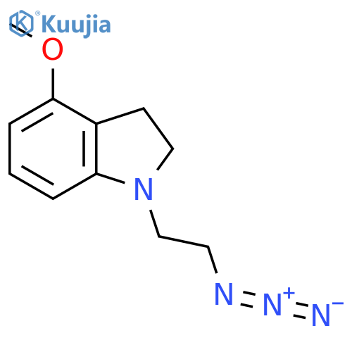 1-(2-Azidoethyl)-4-methoxyindoline structure